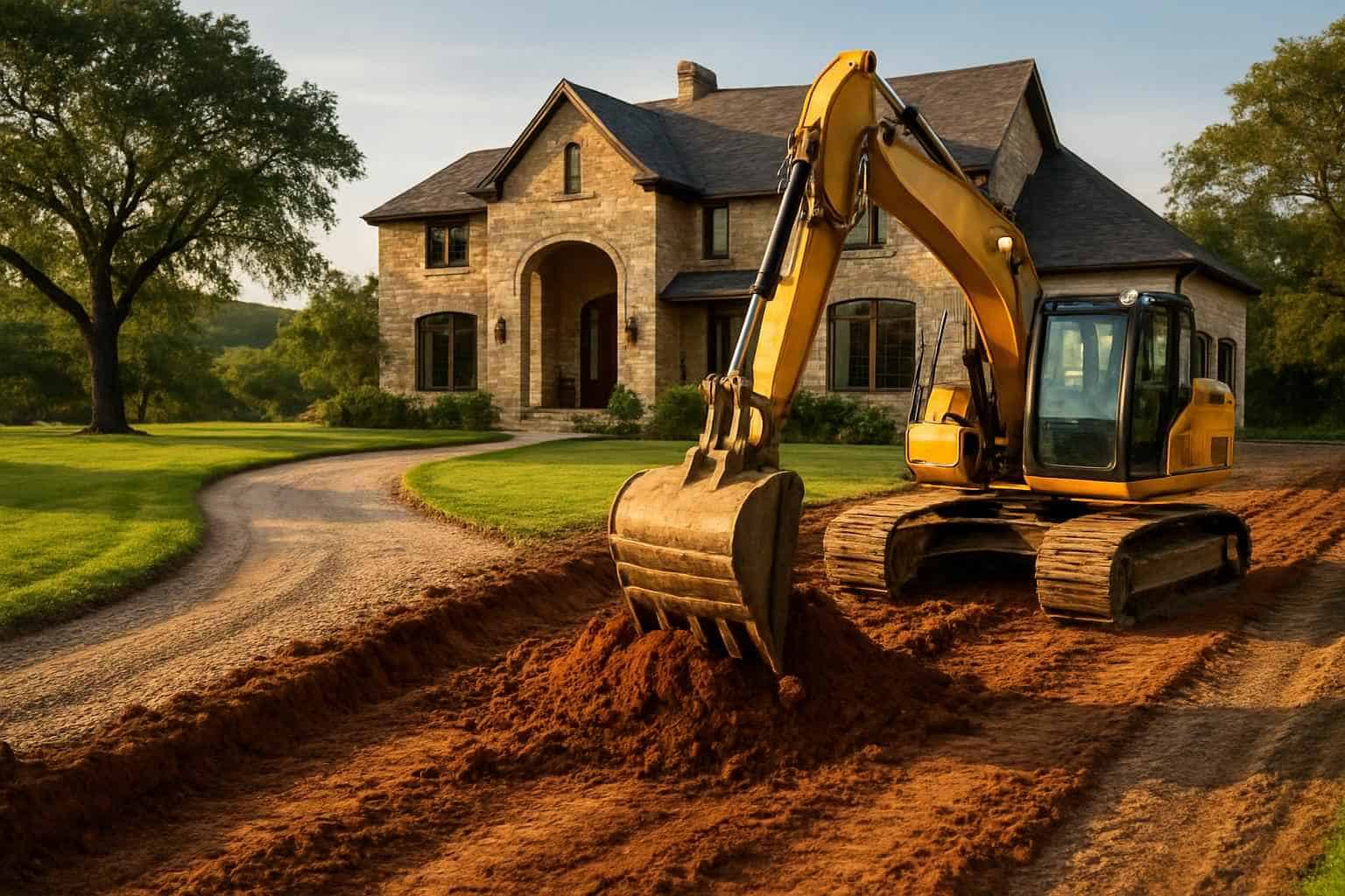Driveway Excavation in Ingram Texas