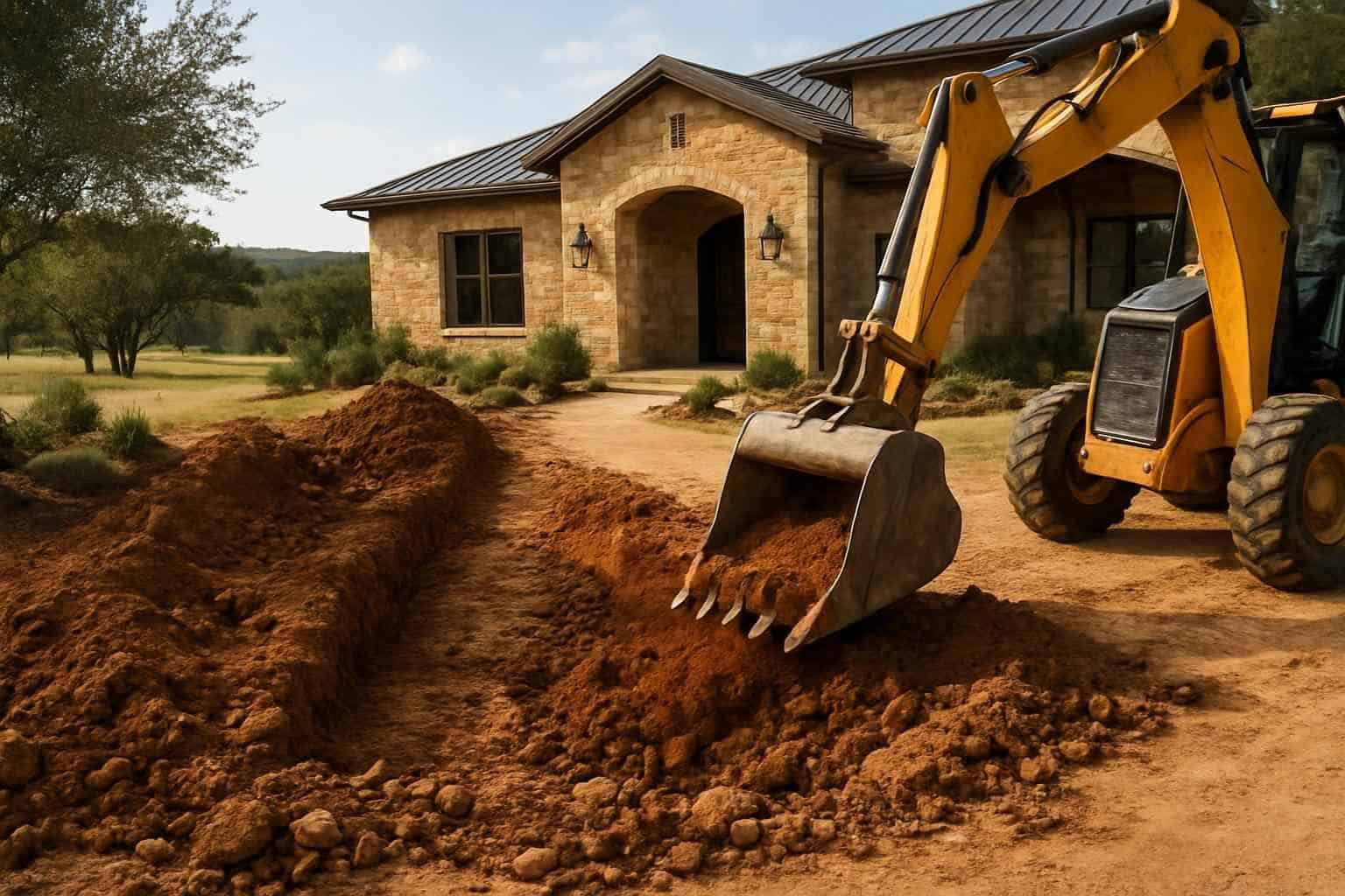 Driveway Excavation in Johnson City Texas
