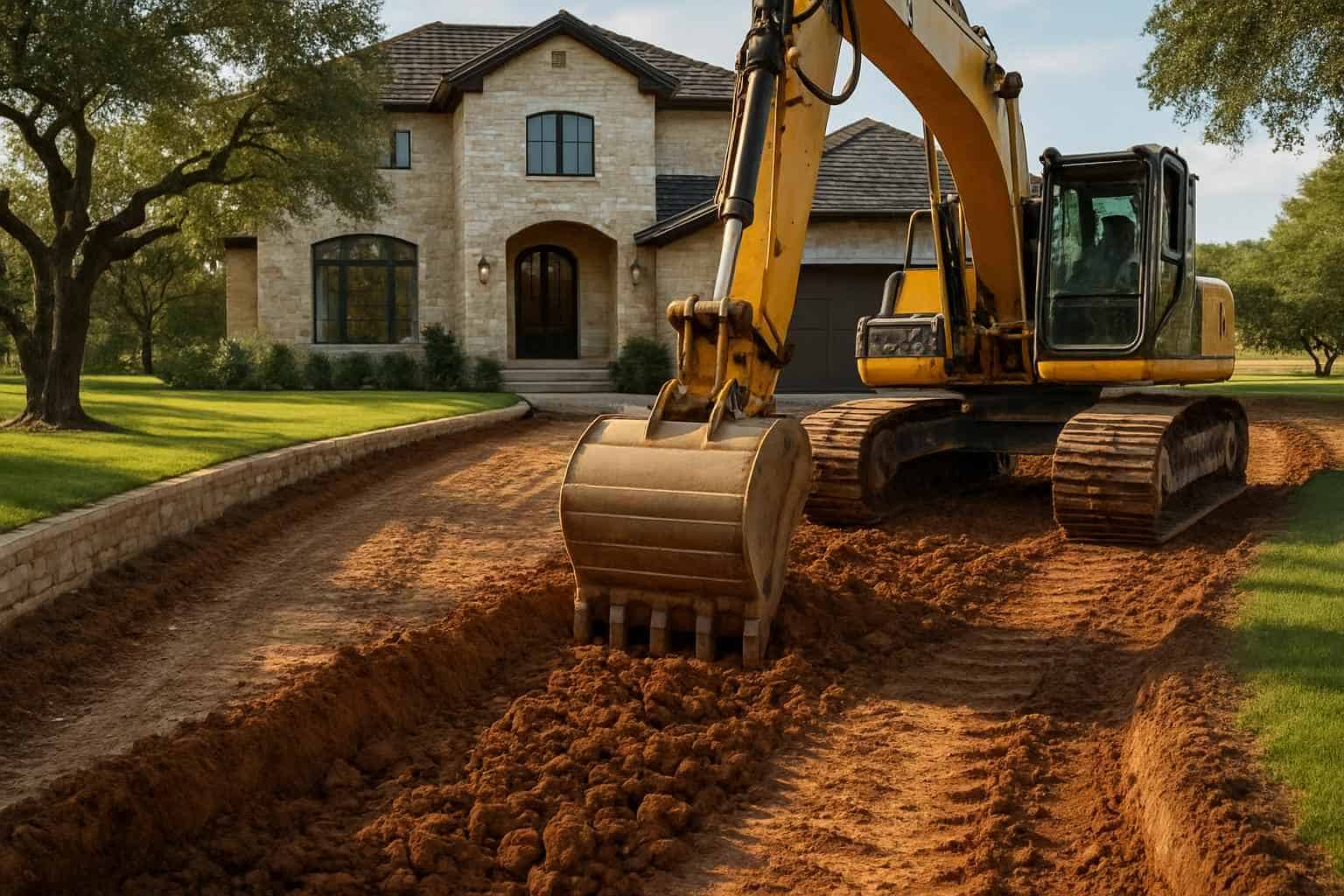 Driveway Excavation in Kendalia Texas