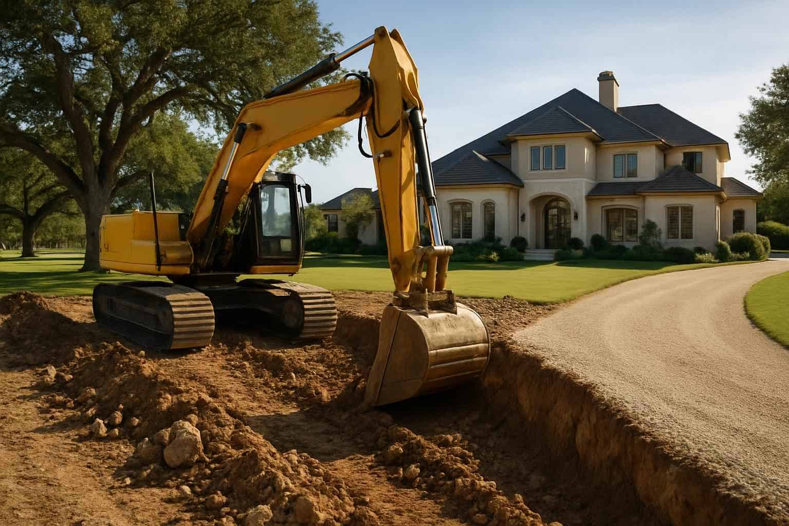 Driveway Excavation in Sisterdale Texas
