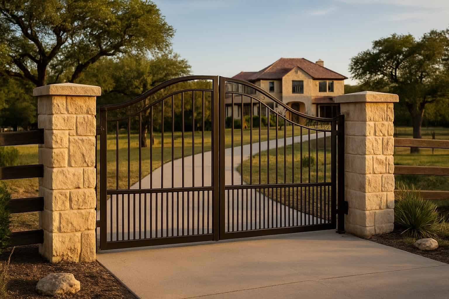 Driveway Gates in Sisterdale Texas