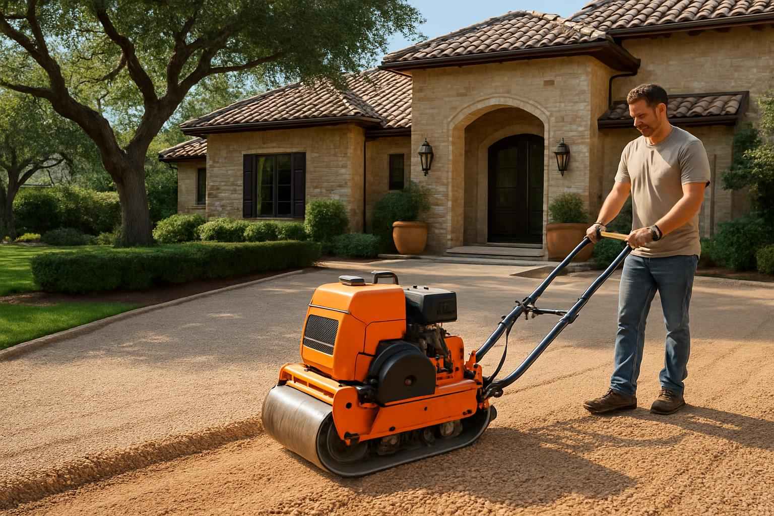 Driveway Grading and Compaction in Center Point Texas