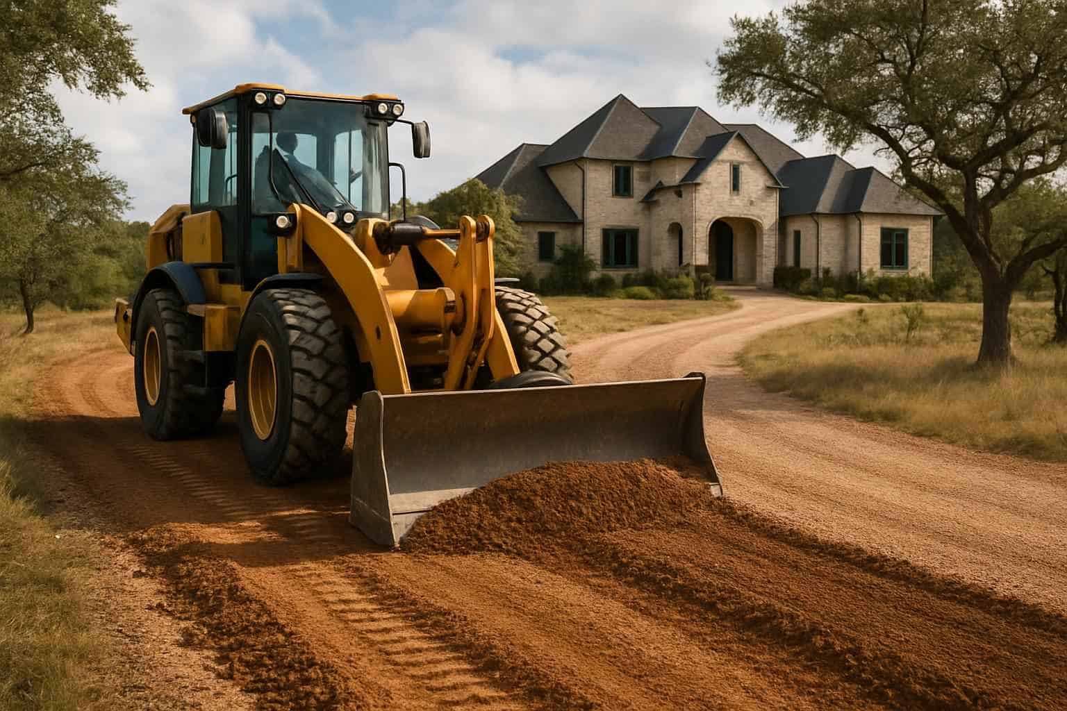 Driveway Grading and Compaction in Johnson City Texas