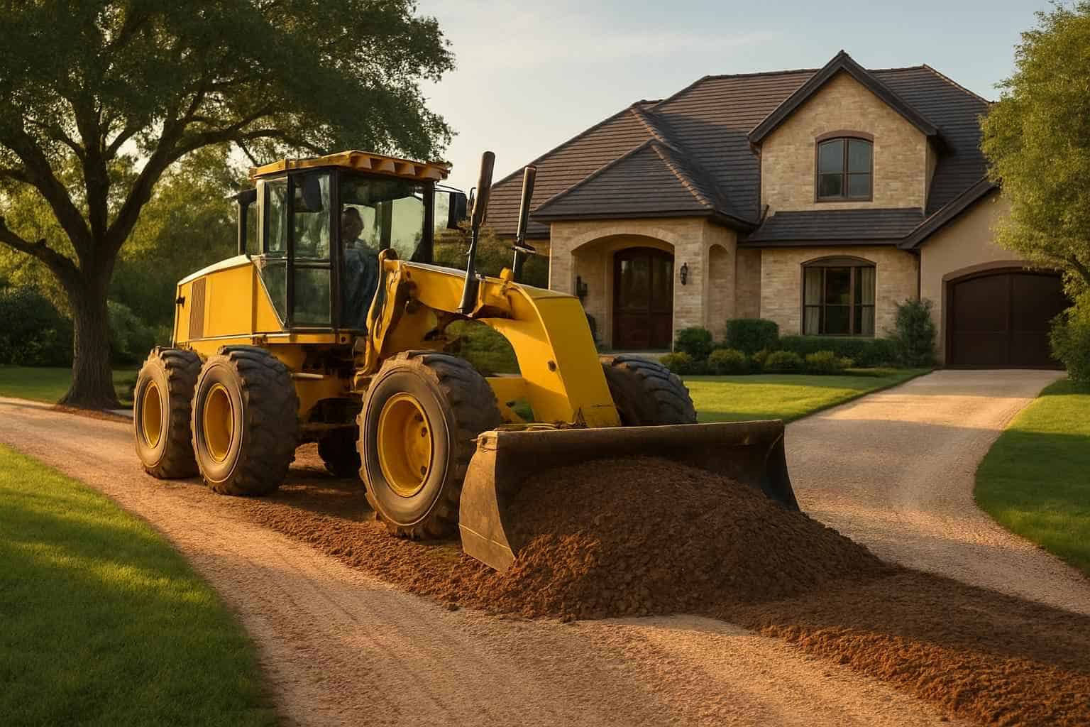 Driveway Grading in Ingram Texas