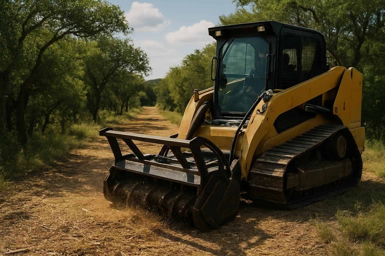 Easement Access Clearing in Blanco Texas