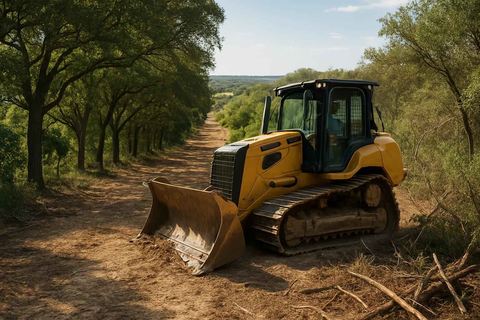 Easement Access Clearing in Center Point Texas