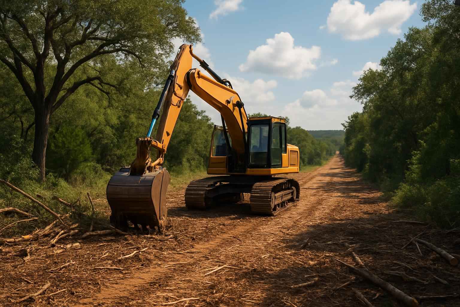 Easement Access Clearing In Ingram Texas