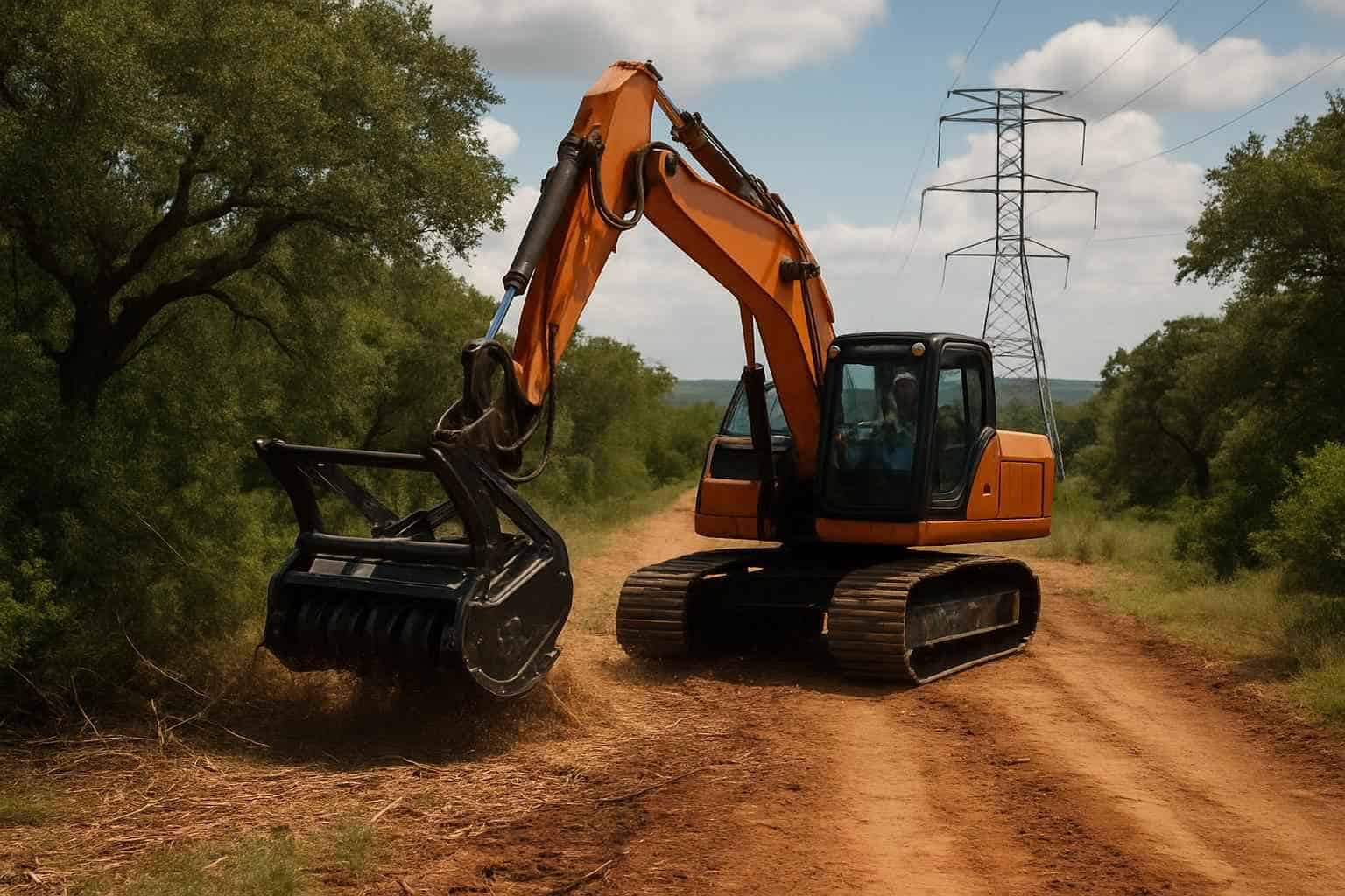 Easement Access Clearing in Johnson City Texas