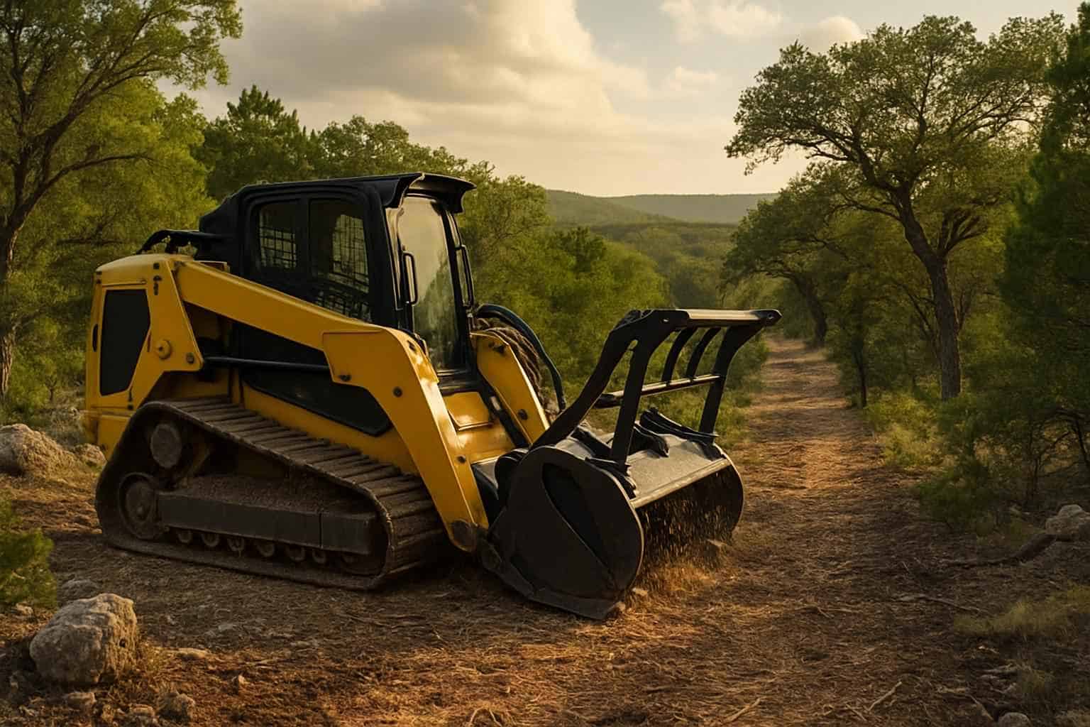 Easement Access Clearing in Mountain Home Texas