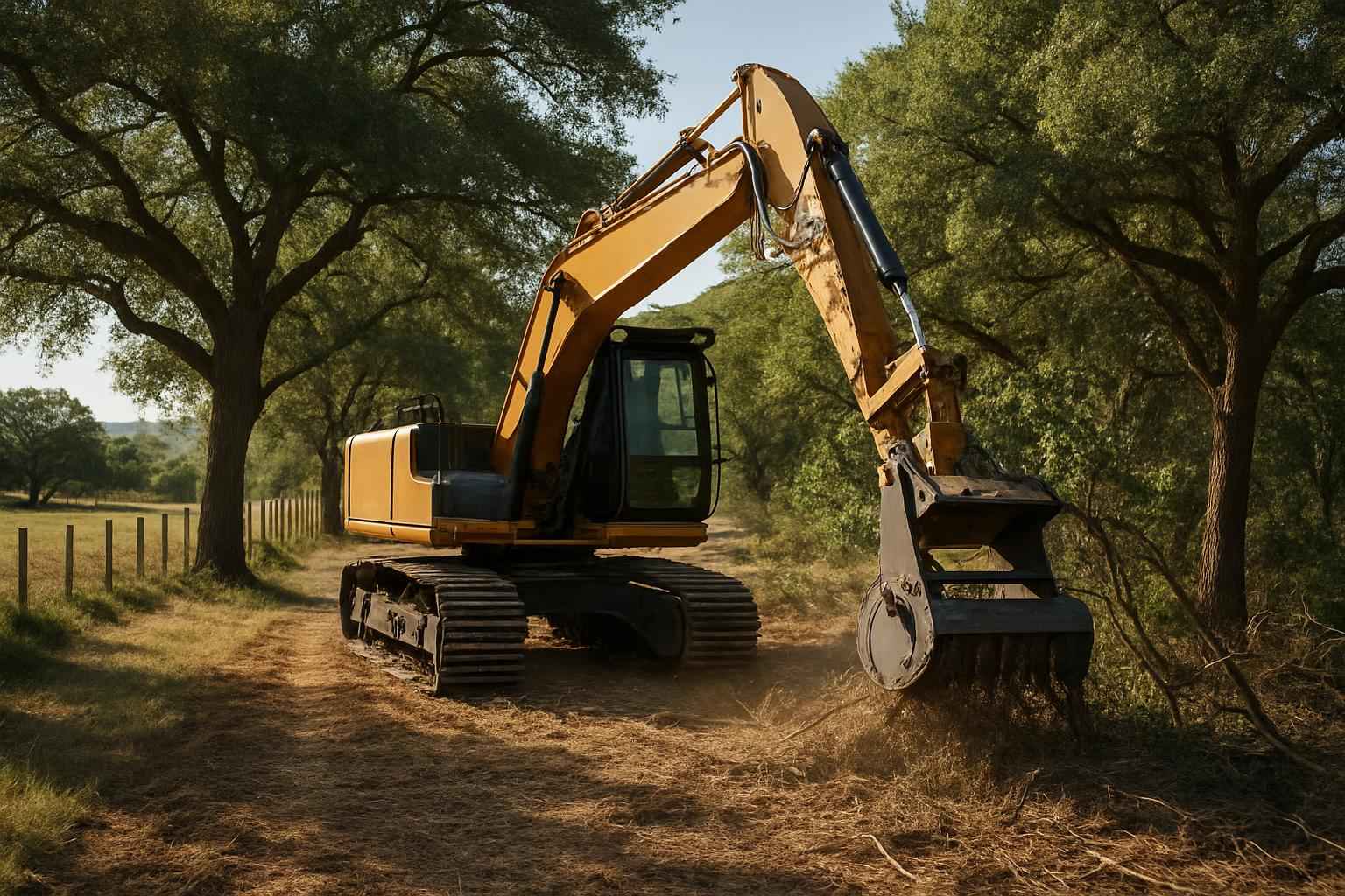 Easement Access Clearing in Sisterdale Texas
