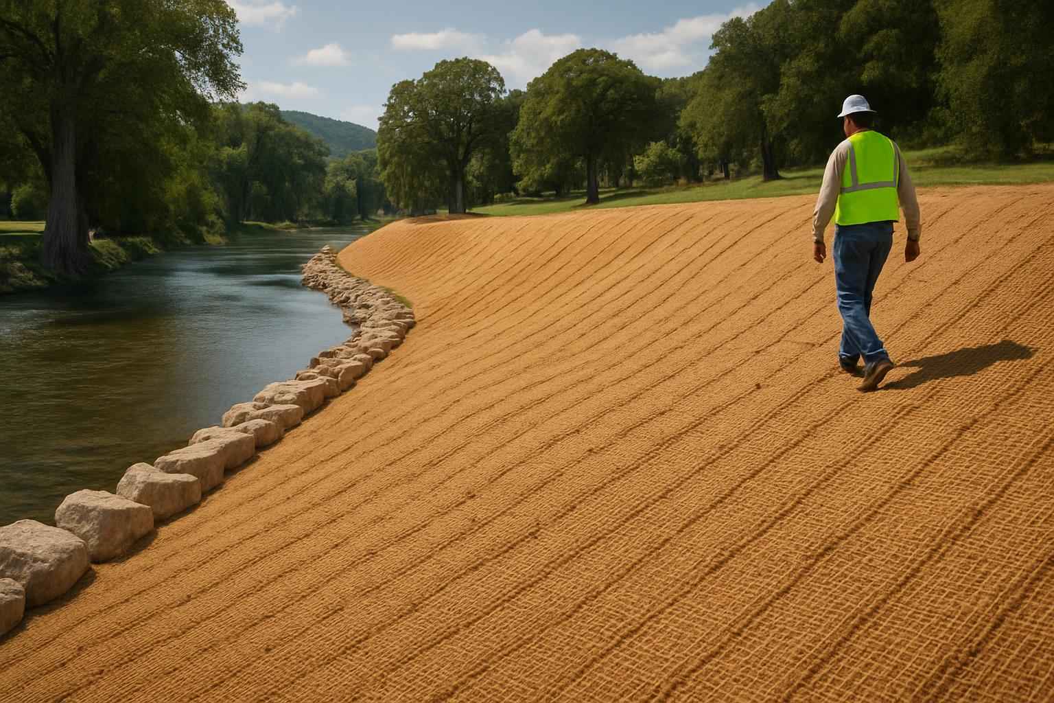 Erosion Control Matting in Ingram Texas