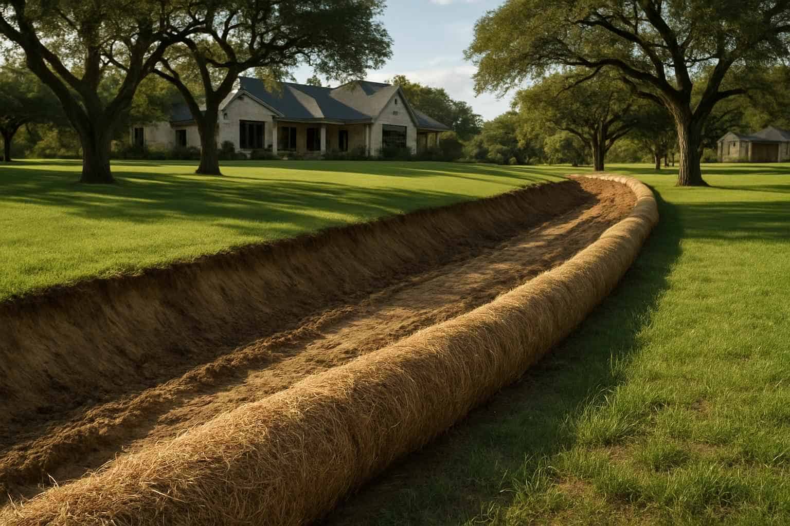 Erosion Control Prep in Hunt Texas