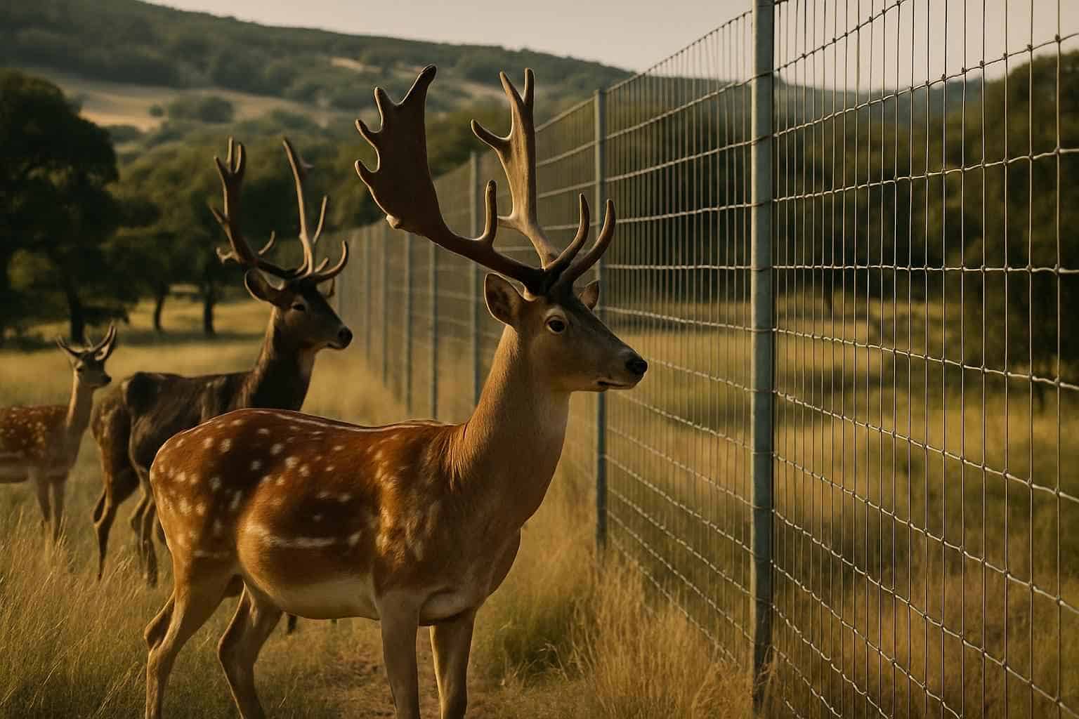 Exotic Game Fencing in Ingram Texas