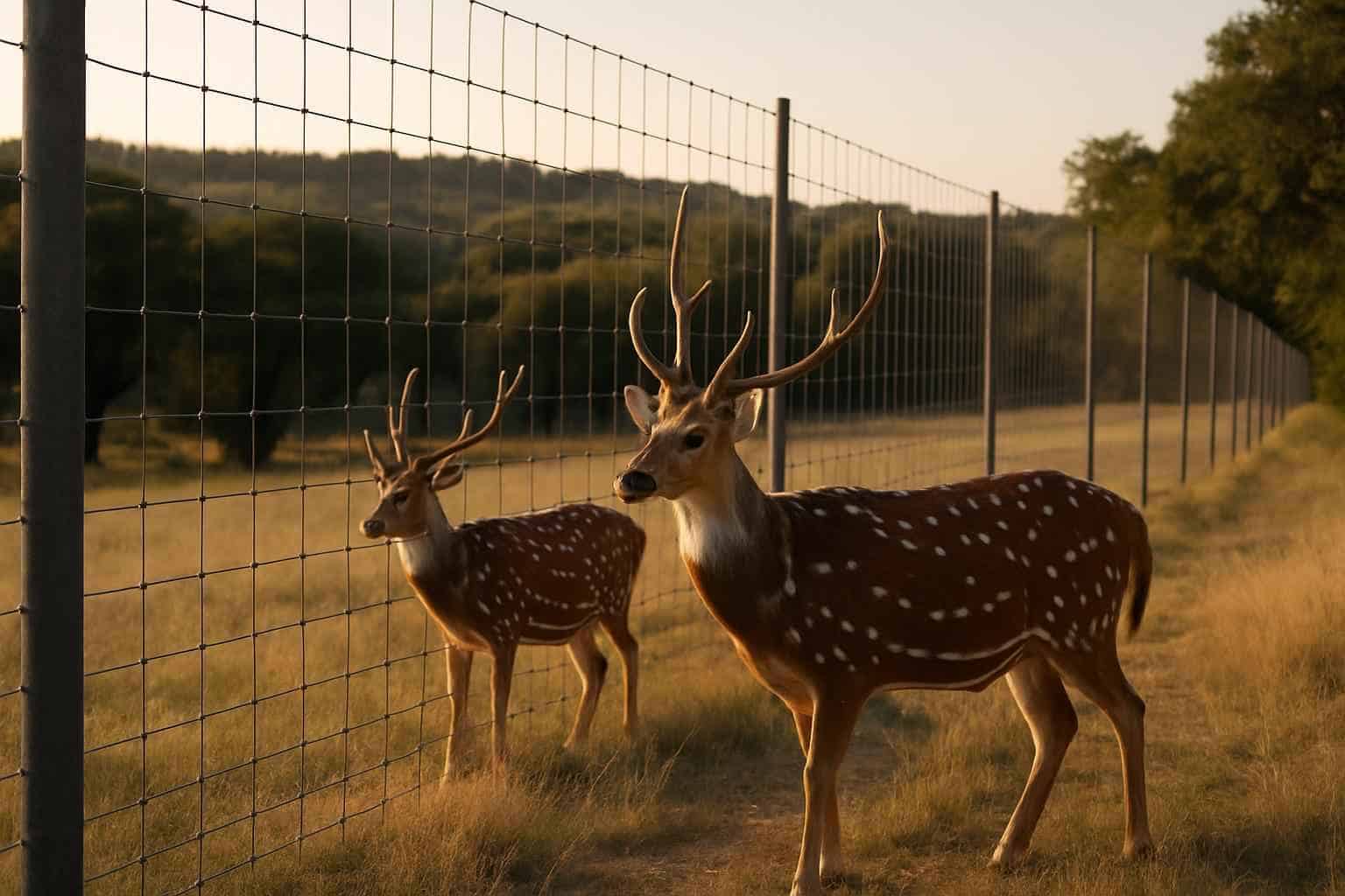 Exotic Game Fencing in Kendalia Texas