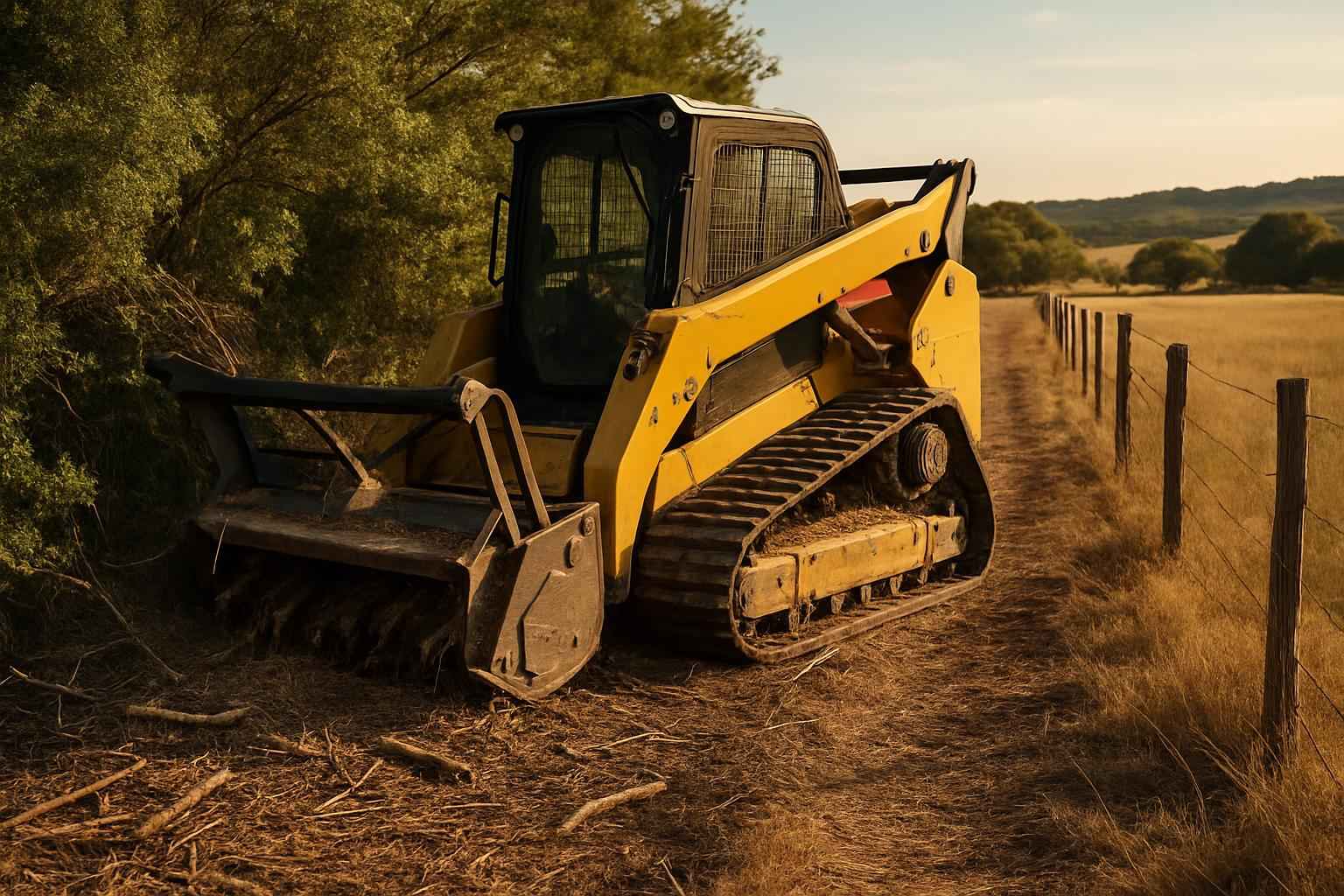 Fence Line Clearing in Sisterdale Texas