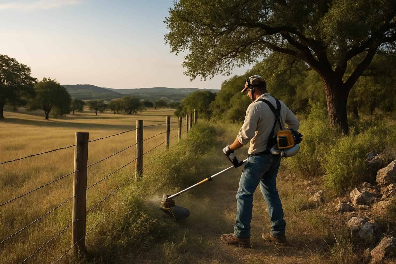 Fence Row Maintenance in Mountain Home Texas