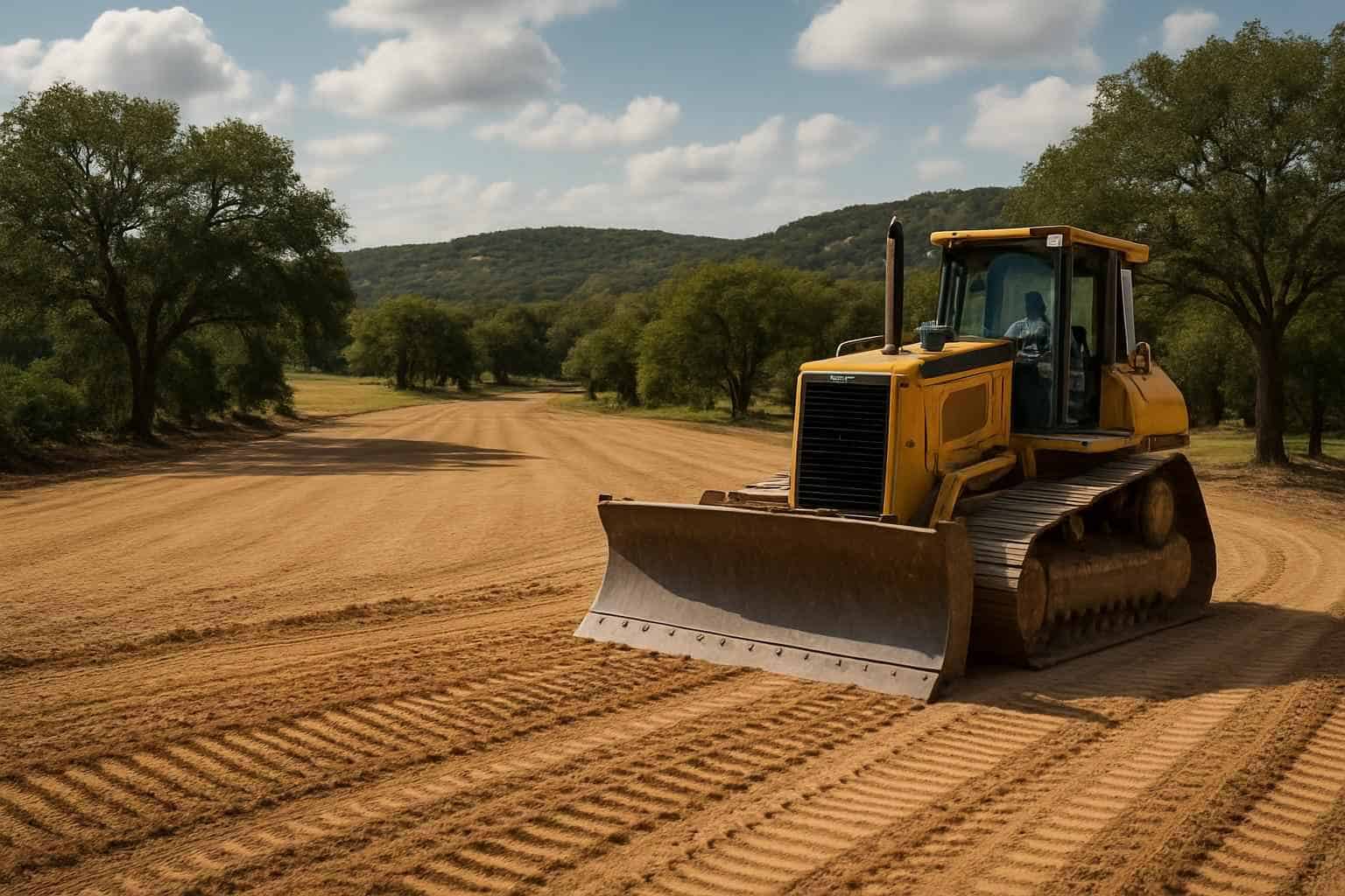Final Grade for Construction in Hunt Texas