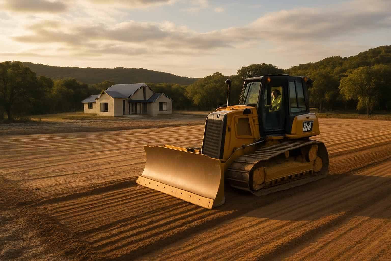 Final Grade for Construction in Ingram Texas