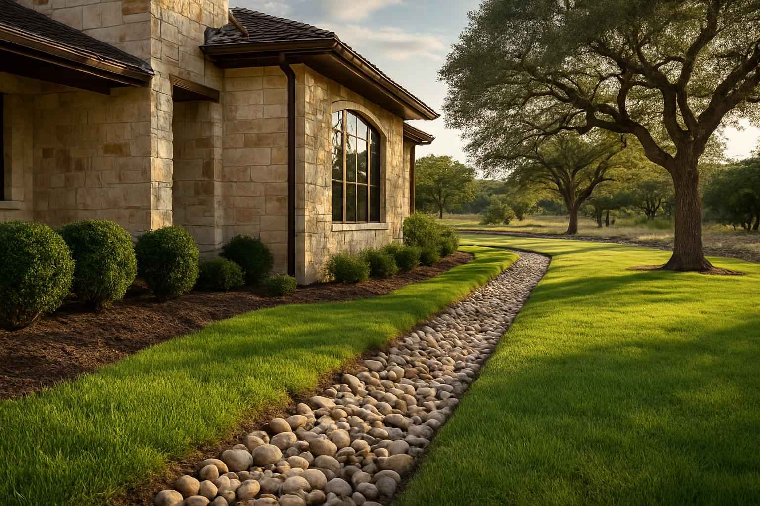 French Drains in Kendalia Texas