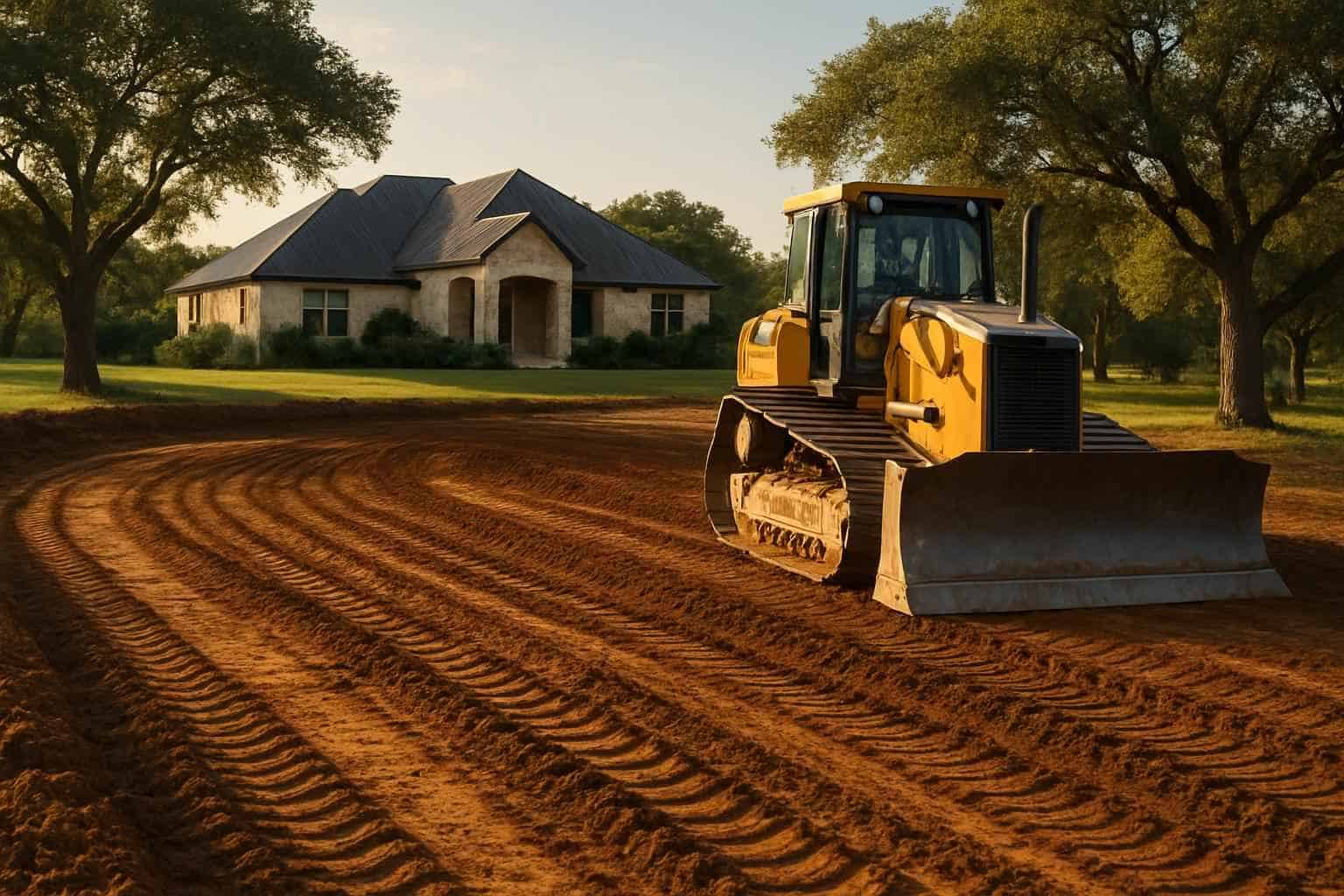 Grading and Leveling in Kendalia Texas