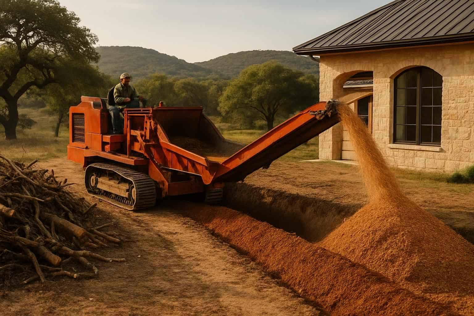 Grind and Backfill in Hunt Texas