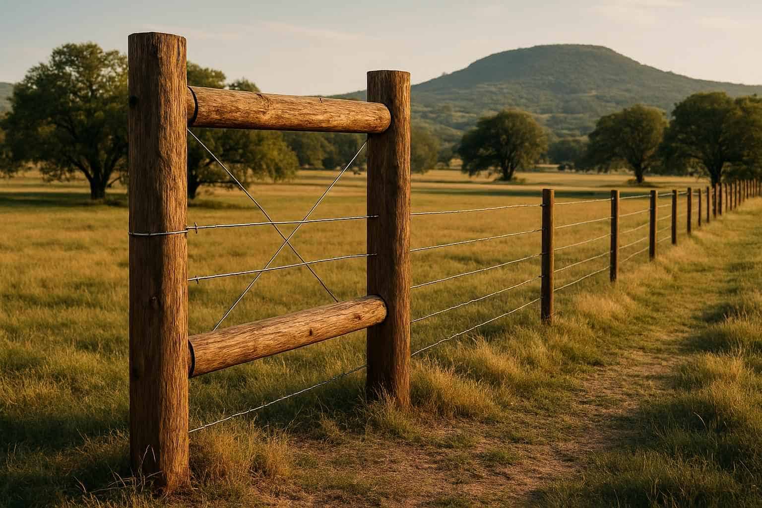 H Brace and Corner Posts in Camp Verde Texas
