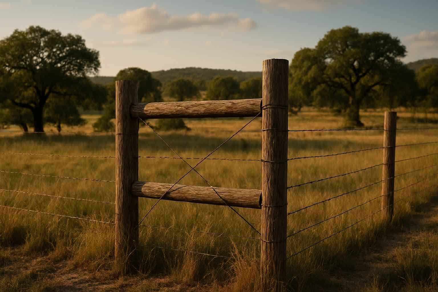H Brace and Corner Posts in Sisterdale Texas