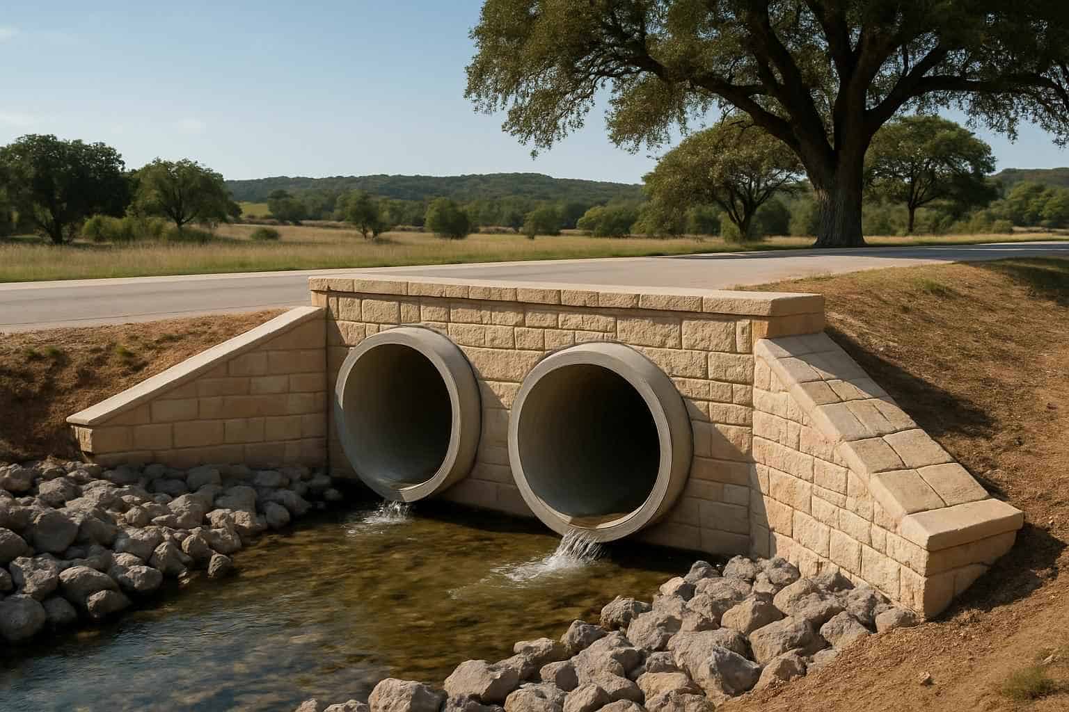 Headwalls and End Sections in Sisterdale Texas