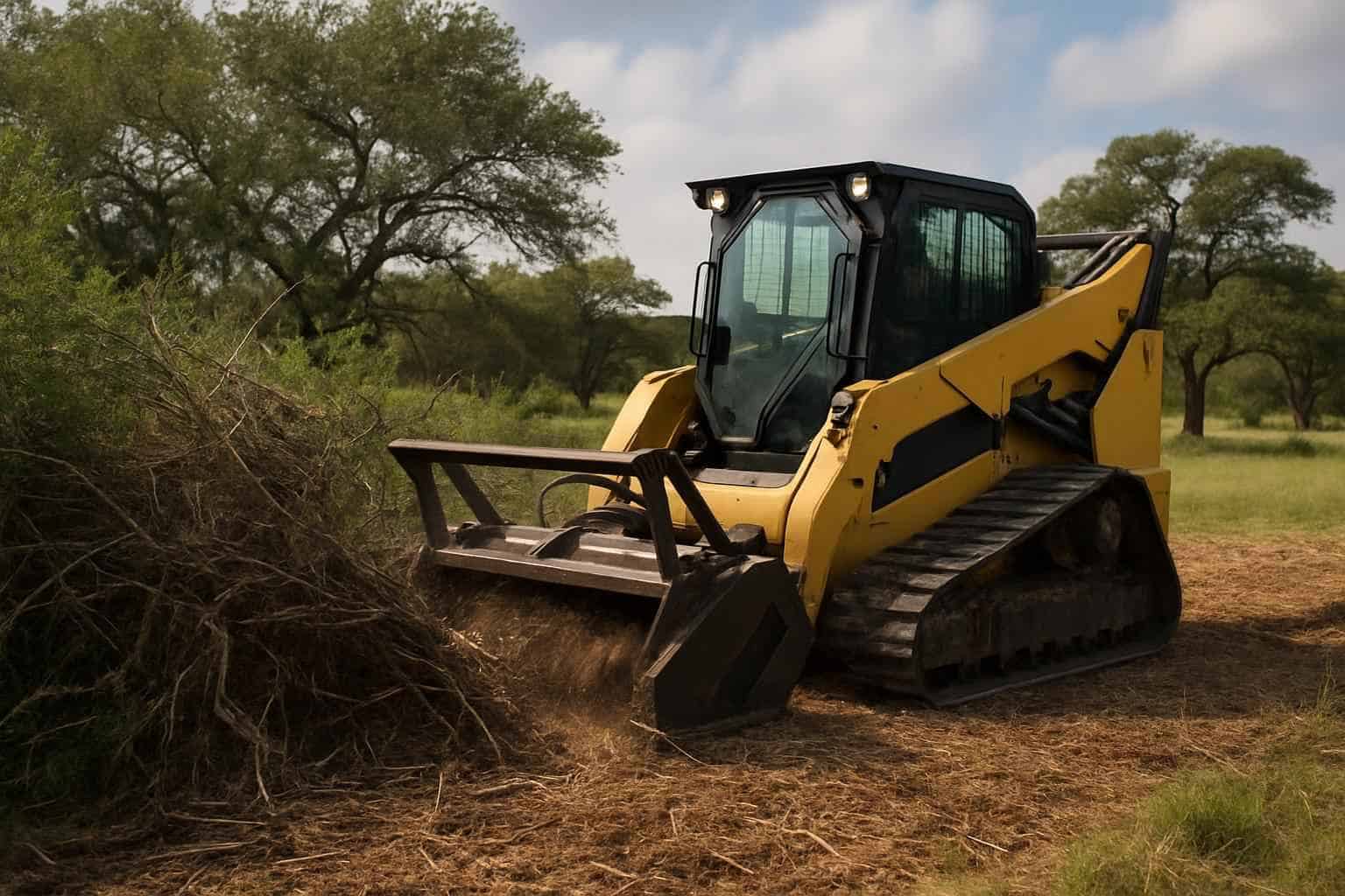 Heavy Brush Removal in Blanco Texas