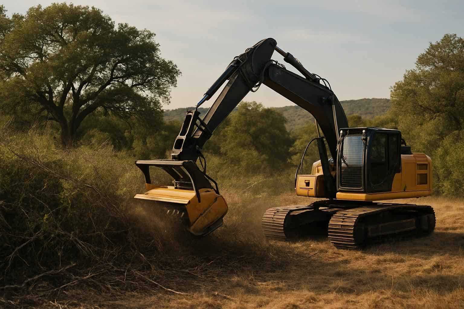 Heavy Brush Removal in Hunt Texas