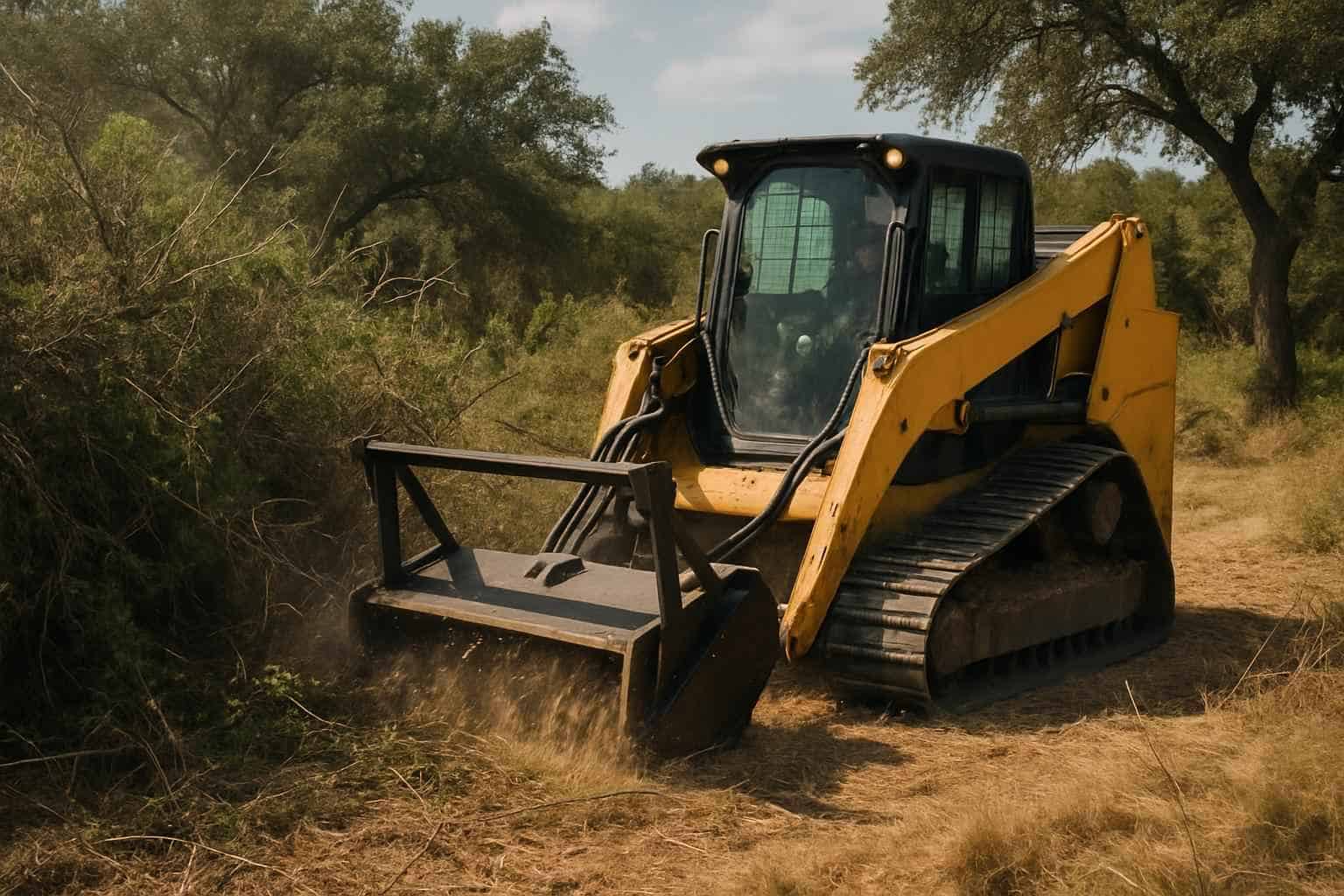 Heavy Brush Removal in Johnson City Texas