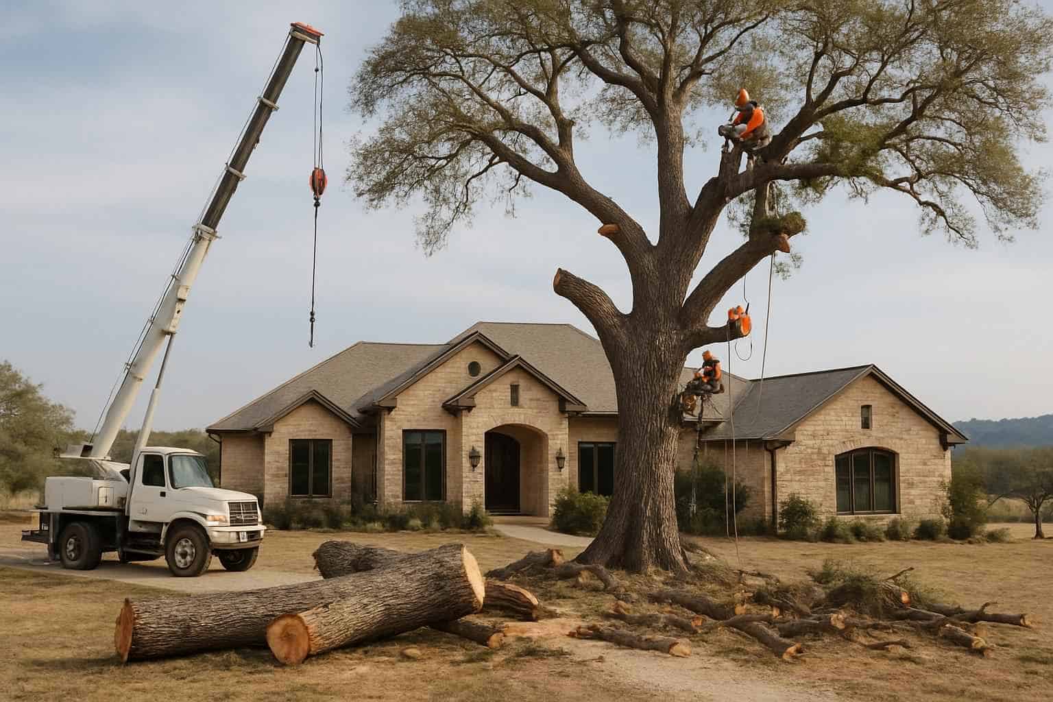 Large Tree Removal in Mountain Home Texas
