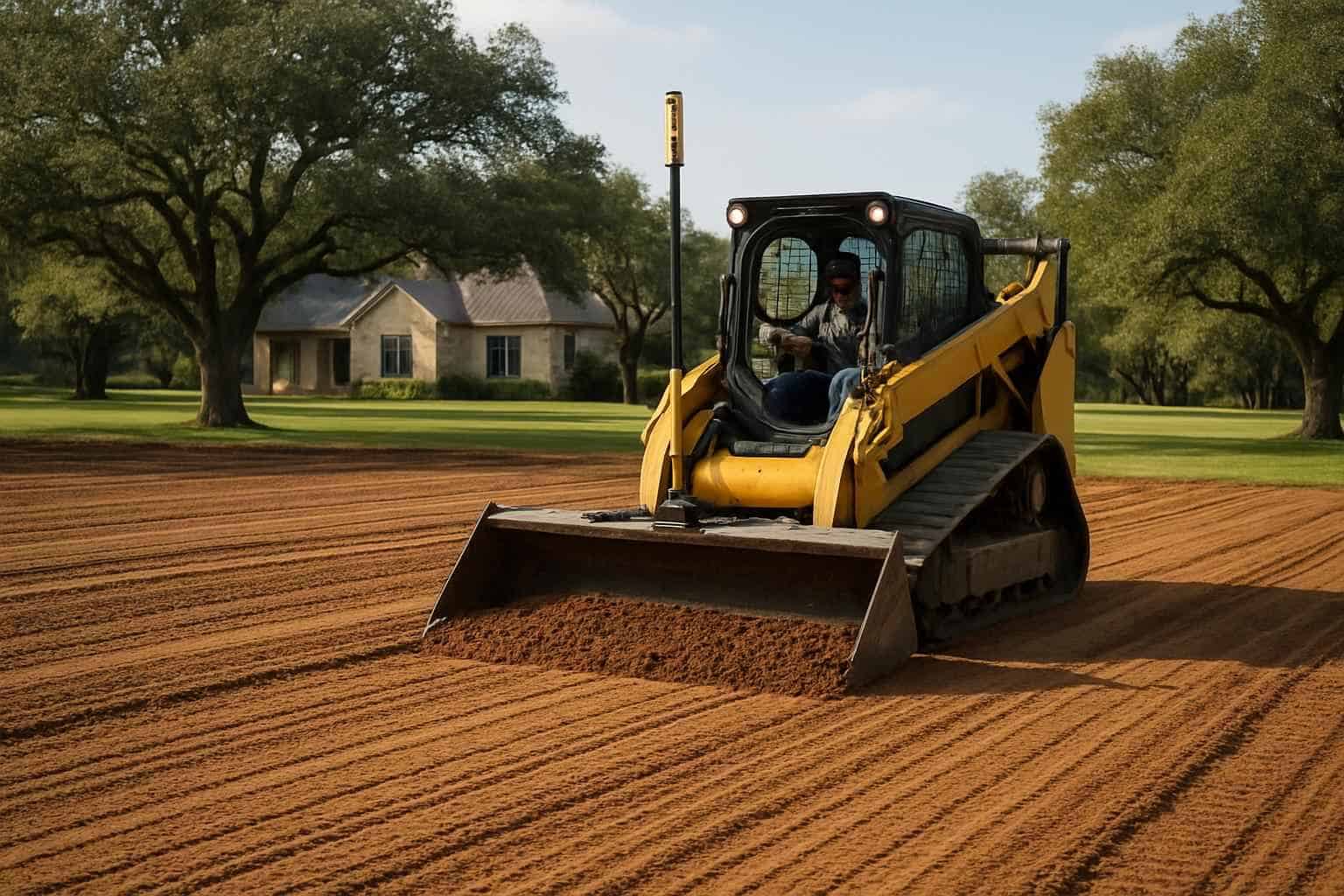 Laser Grading in Center Point Texas