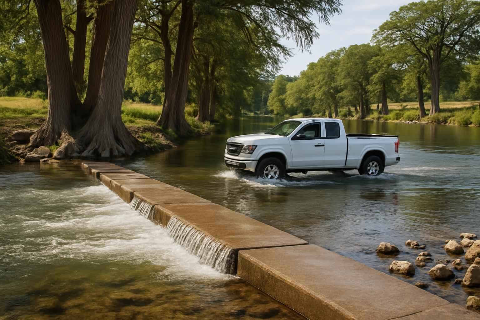 Low Water Crossings in Center Point Texas