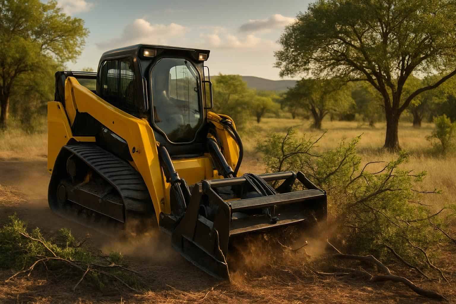 Mesquite Brush Clearing in Camp Verde Texas