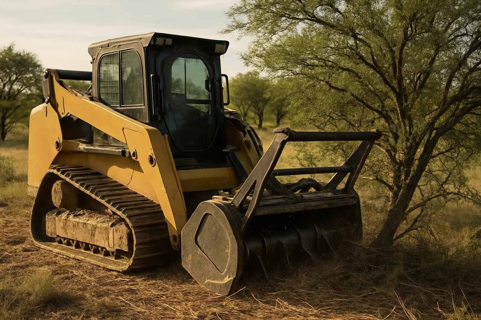 Mesquite Brush Clearing in Center Point Texas