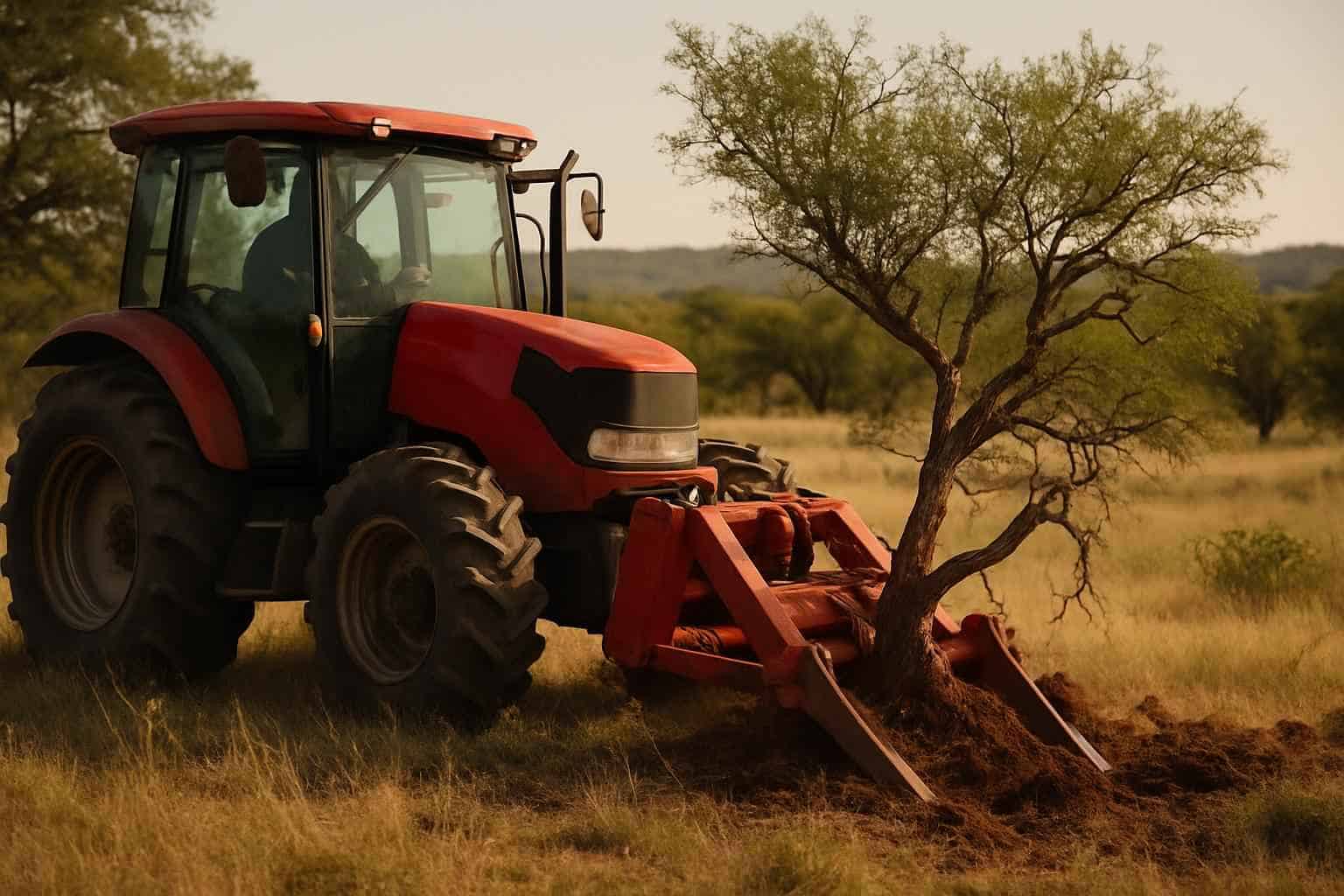 Mesquite Grubbing in Mountain Home Texas