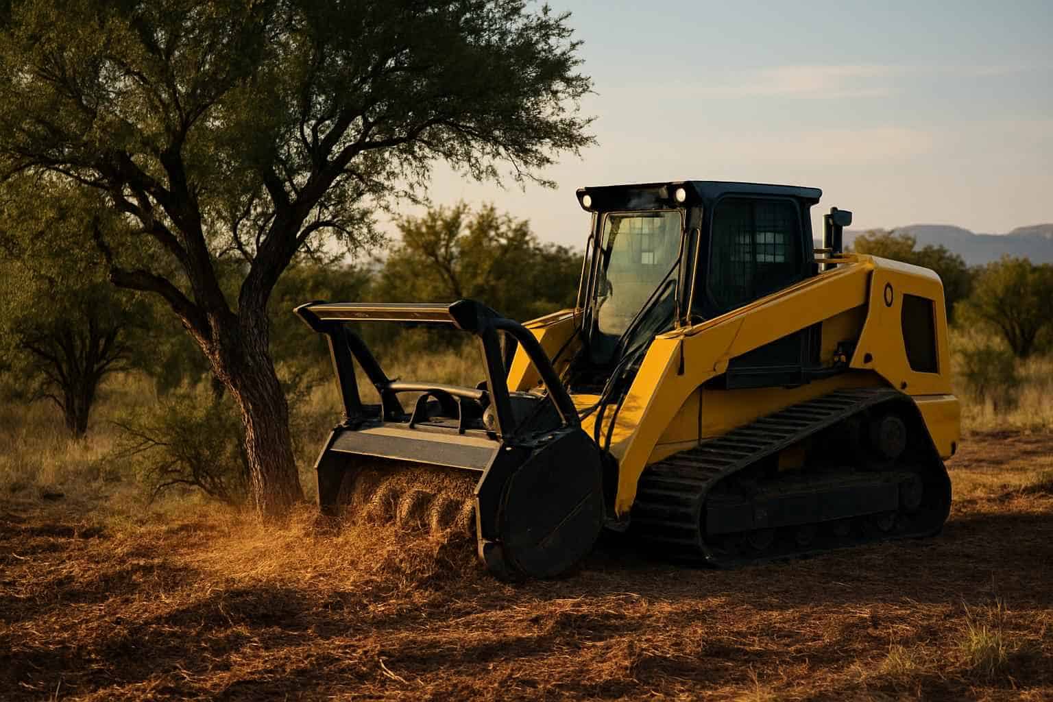 Mesquite Mulching in Camp Verde Texas