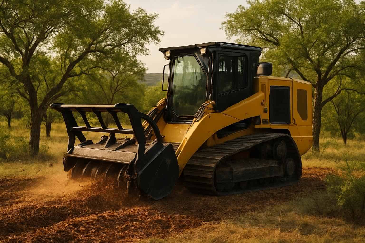 Mesquite Mulching in Hunt Texas