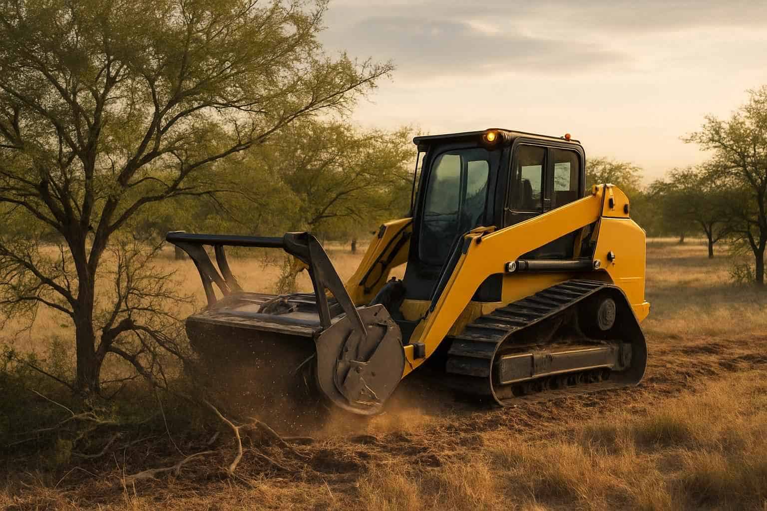 Mesquite Pasture Clearing in Kendalia Texas