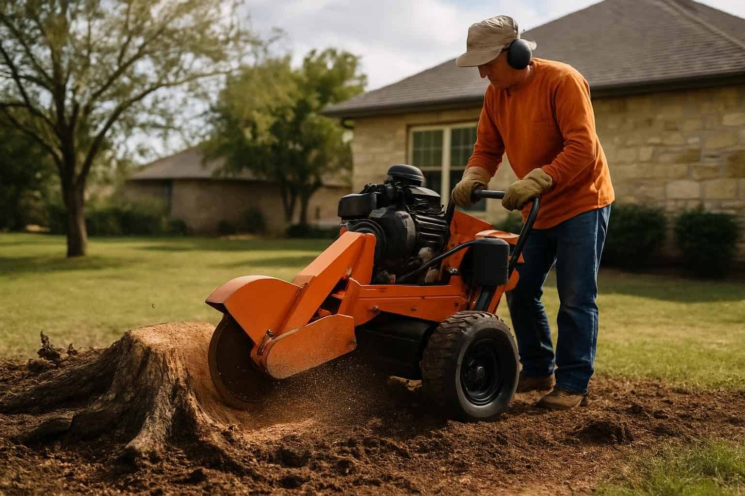 Mesquite Stump Removal in Johnson City Texas