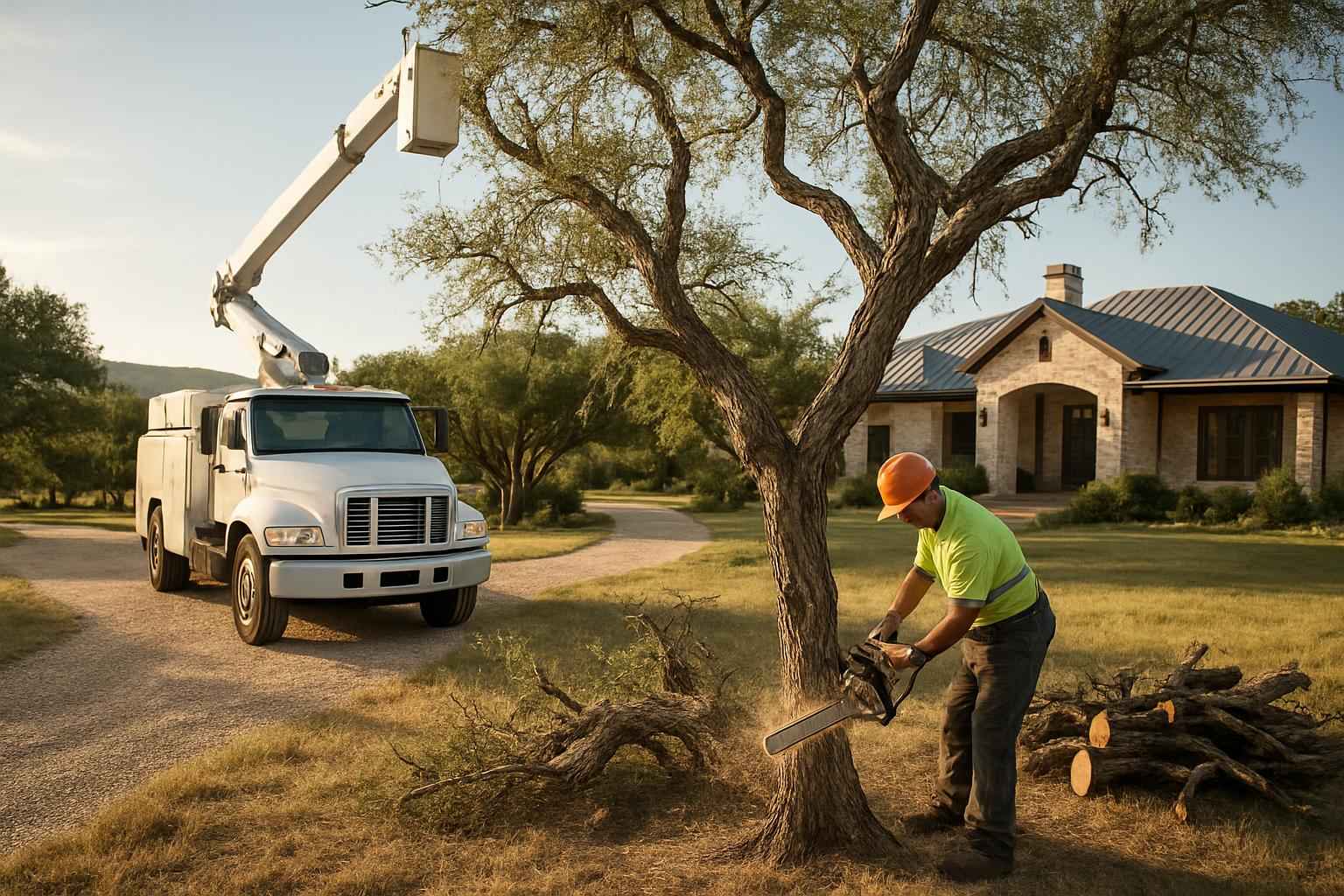 Mesquite Tree Removal in Hunt Texas