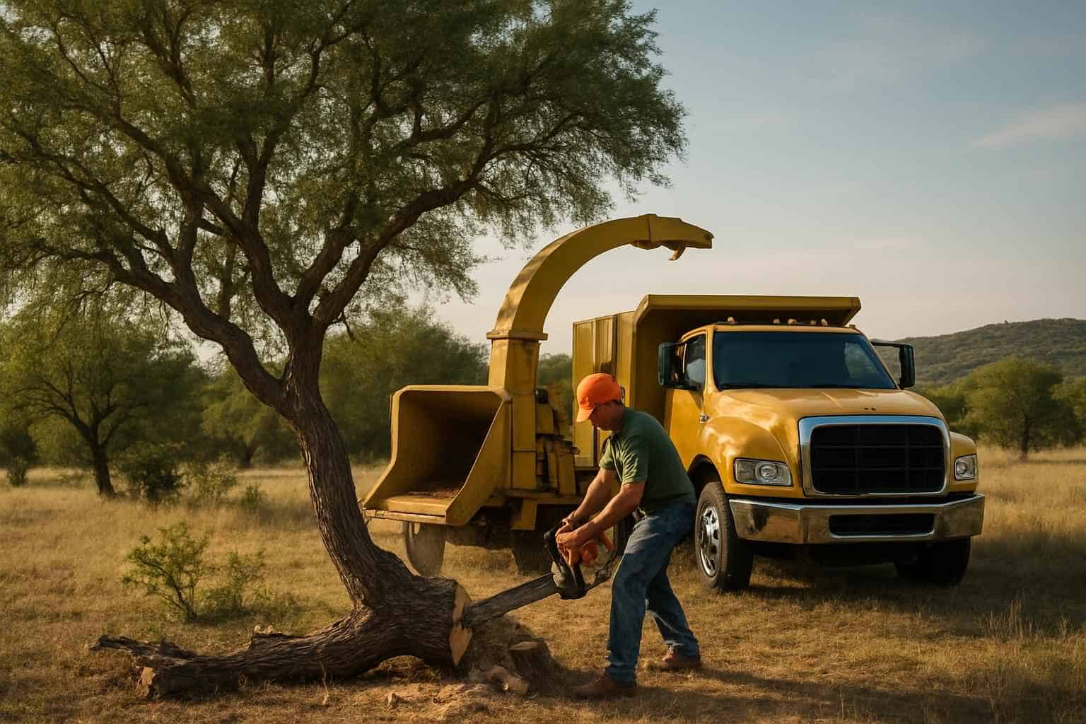 Mesquite Tree Removal in Ingram Texas