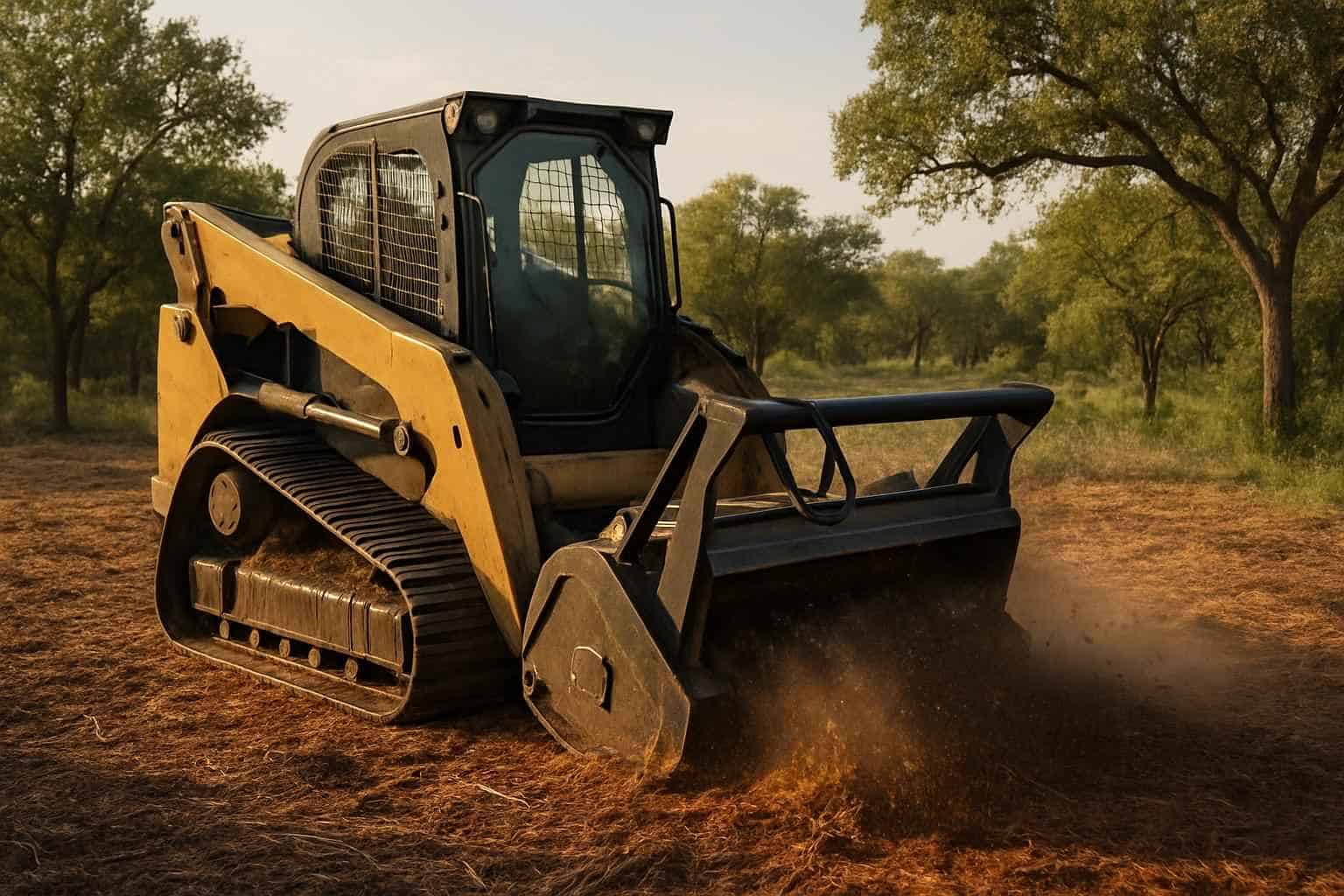 Mulching for Lot Prep in Camp Verde Texas