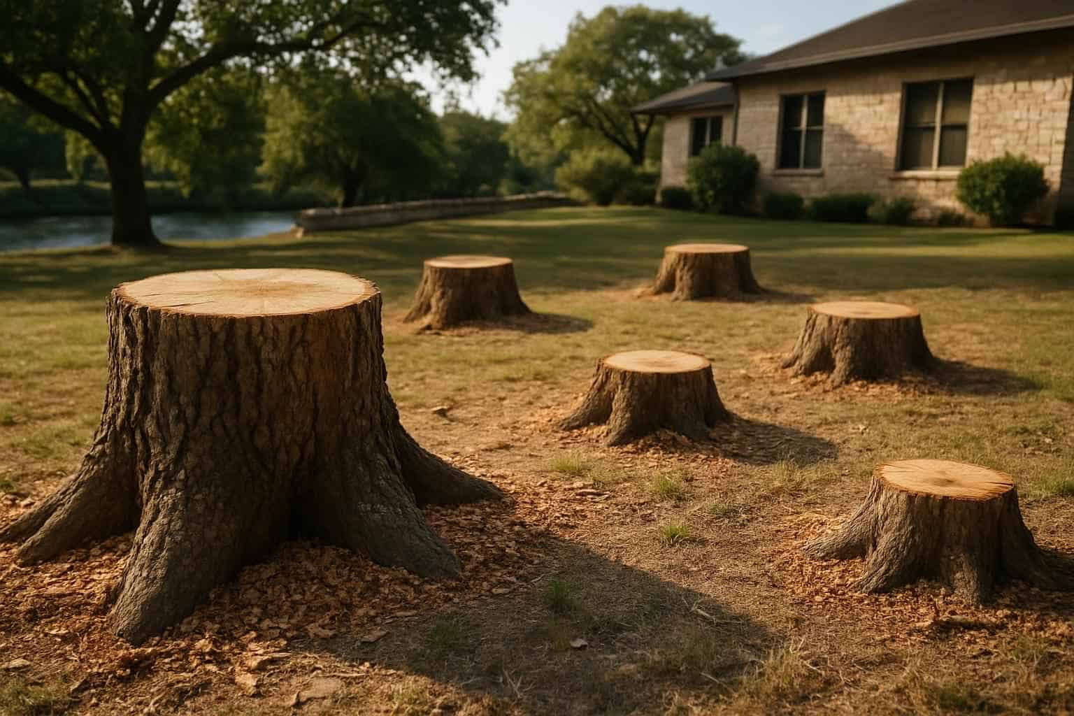 Multiple Stumps Same Day in Ingram Texas