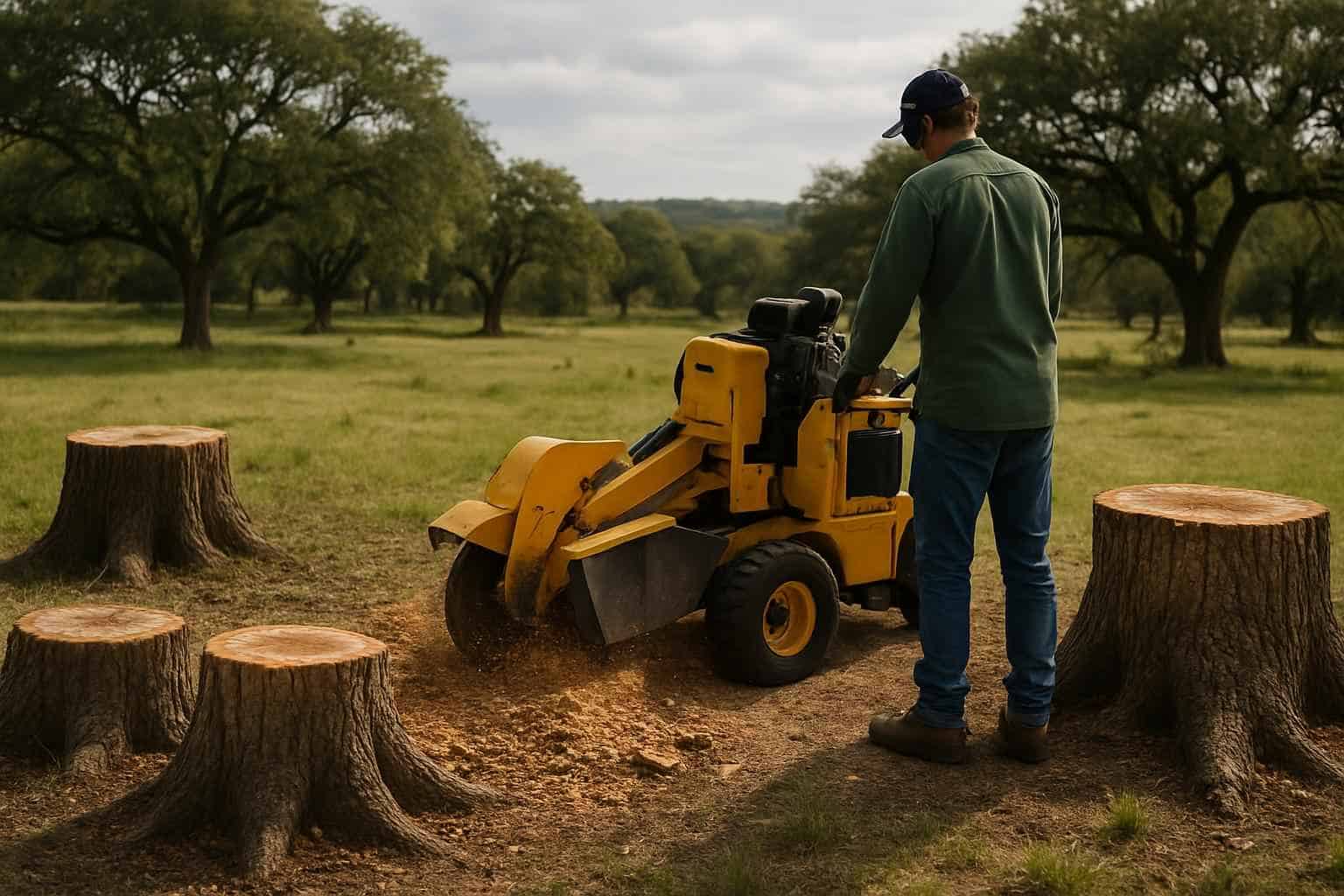 Multiple Stumps Same Day in Kendalia Texas