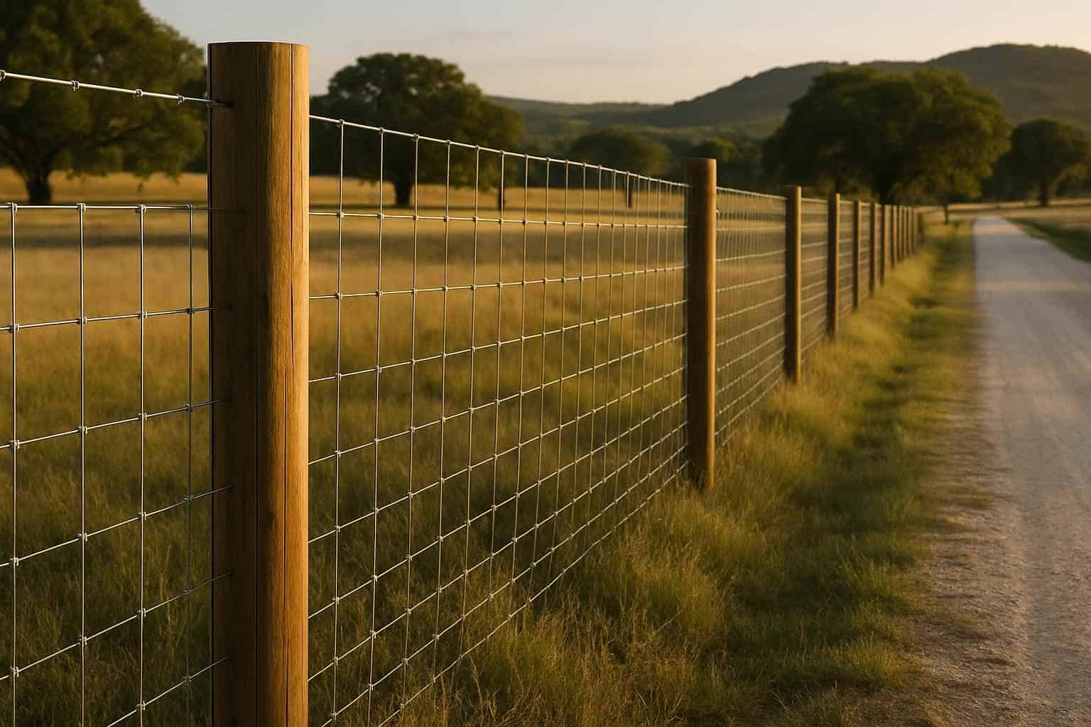 Net Wire and Field Fence in Sisterdale Texas