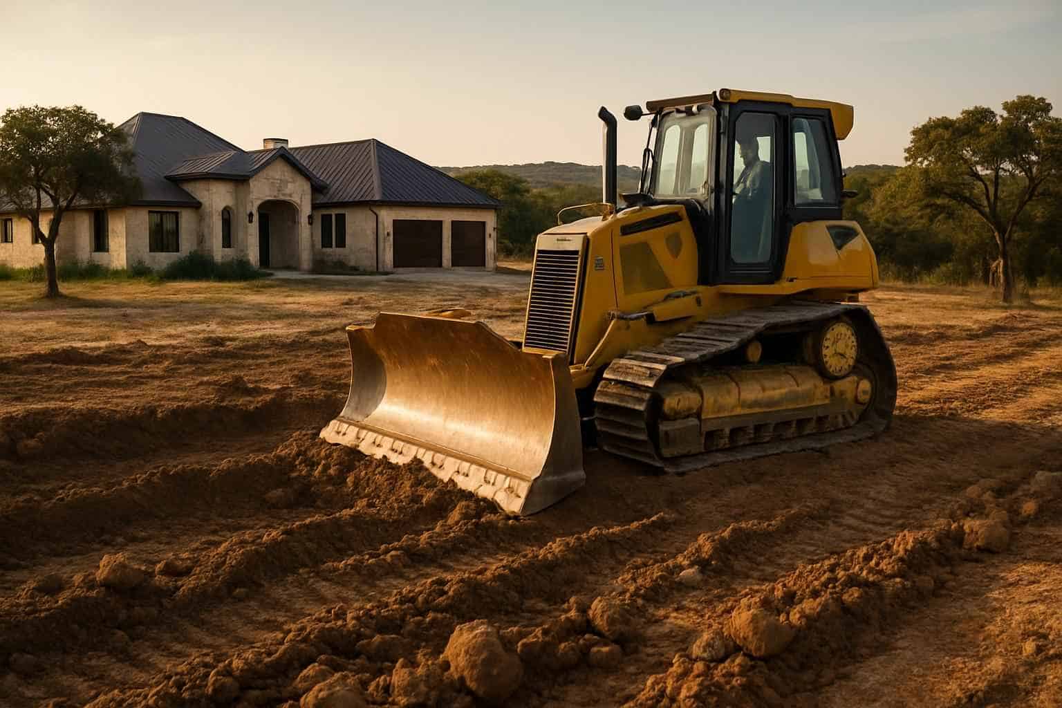New Construction Lot Prep in Mountain Home Texas