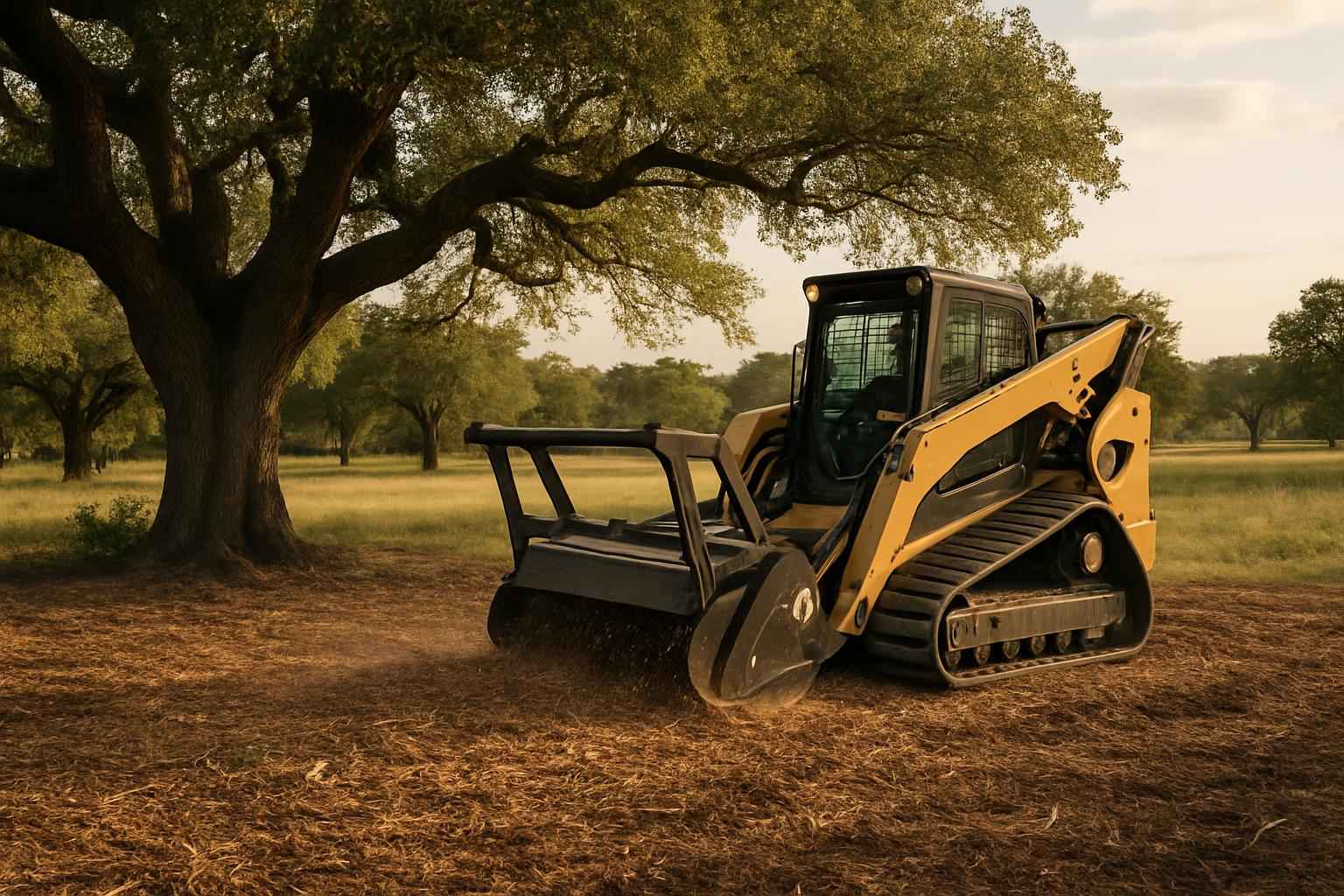 Oak Mulching in Camp Verde Texas