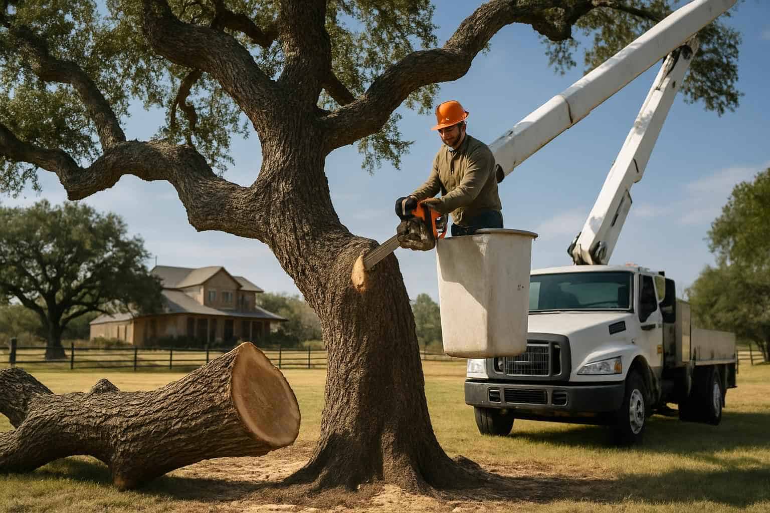 Oak Tree Removal in Blanco Texas